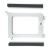 Hdd Caddy & 2* Rubber Rails For Dell Studio Xps 15 9550