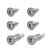 Bottom Base Screws Set Pentalobe P5 For Macbook Pro Retina A1706 A1989 A2251 A2289 2020 Silver 6 Pcs/Set