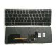 Keyboard For Hp Elitebook 745 G3 G4 840 G3 G4 With Pointstick Backlit Frame Silver