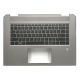 Keyboard With Topbase For Hp Zbook Studio X360 G5 Silver Gray