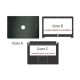 Skin For Dell Latitude E6420, A/B/C, Brushed Black (Without Fingerprint Slot)